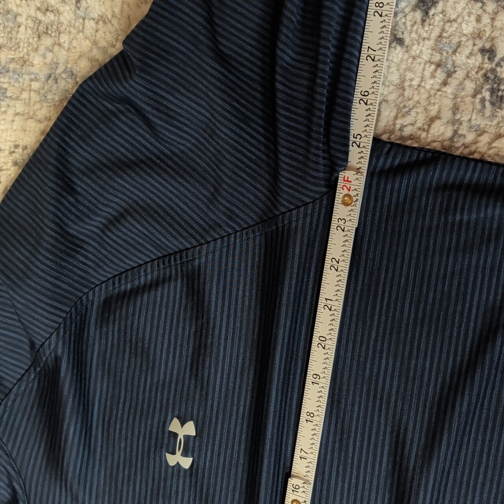 Under Armour Men’s XXL Navy ¼ Zip Long Sleeve Pullover Shirt - Picture 5 of 6
